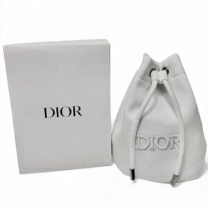 NIB Dior Drawstring Makeup Bag With Capture Totale Serum 5ml and Cream 15ml